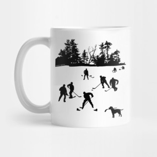 Day on the Lake Pond Hockey Mug