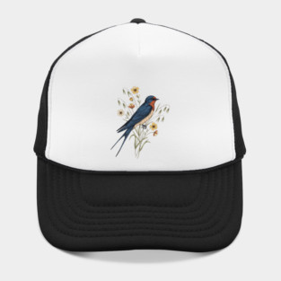 Barn Swallow Naturalist Botanical Art Hat