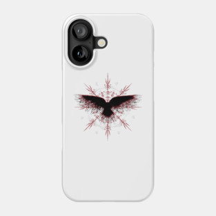 Retro Viking Symbol Nordic Raven Rune Celtic Symbol Phone Case