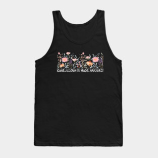 Radicalized by Basic Decency Floral Tank Top
