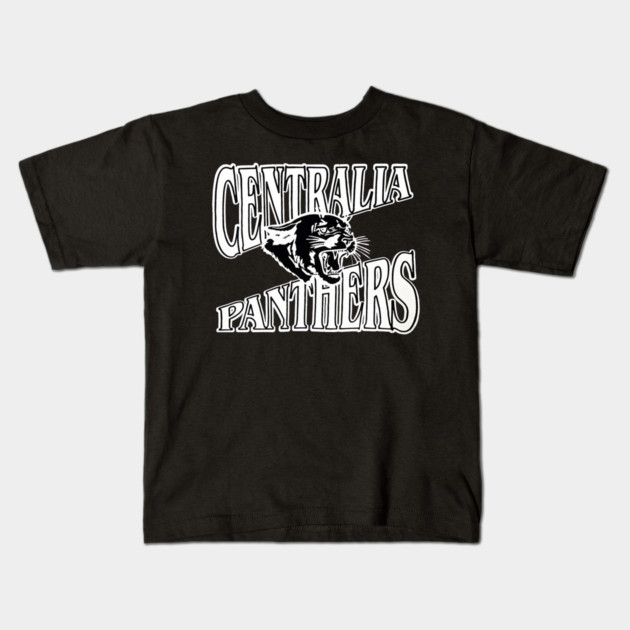Centralia Panthers - Stacked Kids T-Shirt by nicklower