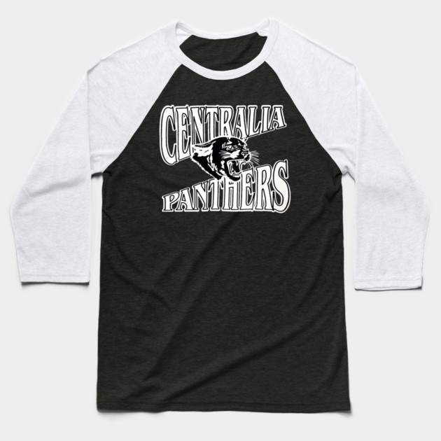 Centralia Panthers - Stacked Baseball T-Shirt by nicklower