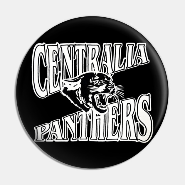 Centralia Panthers - Stacked Pin by nicklower
