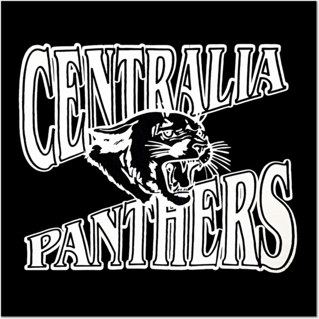 Centralia Panthers - Stacked Wall Art by nicklower