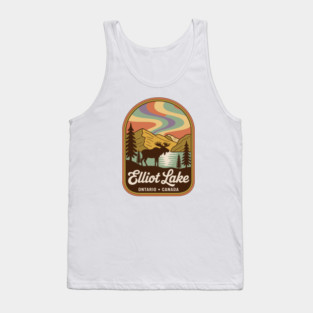 Elliot Lake – Vintage Arch Landscape Canada Art Tank Top