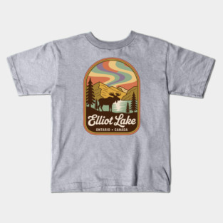 Elliot Lake – Vintage Arch Landscape Canada Art Kids T-Shirt