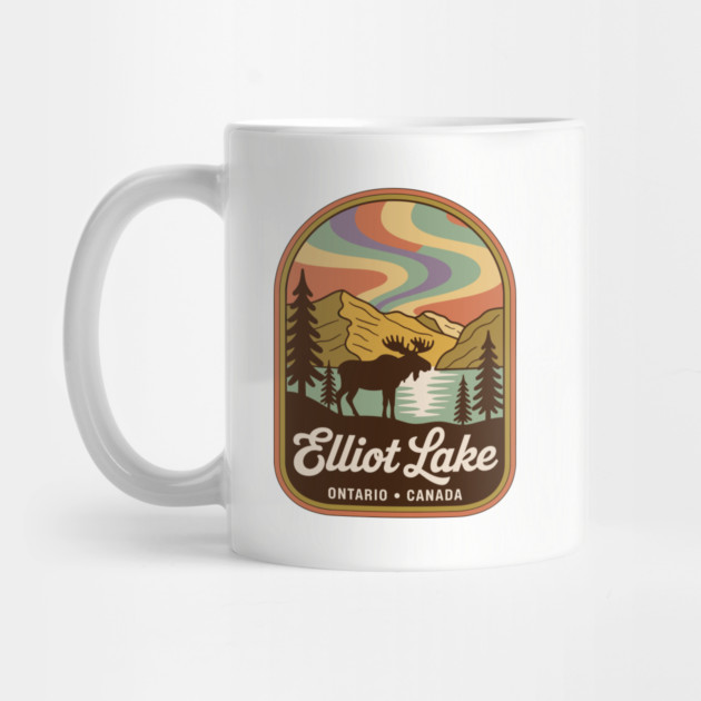 Elliot Lake – Vintage Arch Landscape Canada Art by JessArty