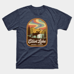 Elliot Lake – Vintage Arch Landscape Canada Art T-Shirt