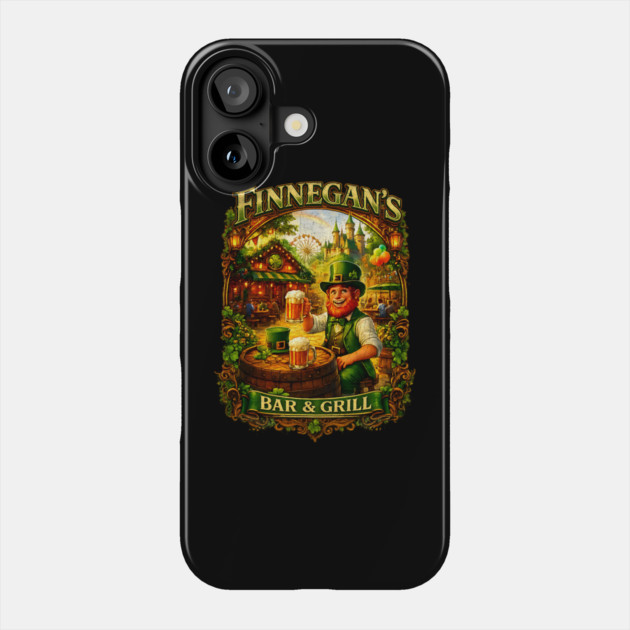 Finnegan's Bar and Grill Theme Park Pub Irish Influence Phone Case by Joaddo