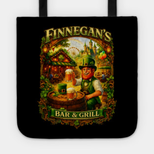 Finnegan's Bar and Grill Theme Park Pub Irish Influence Tote