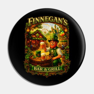 Finnegan's Bar and Grill Theme Park Pub Irish Influence Pin