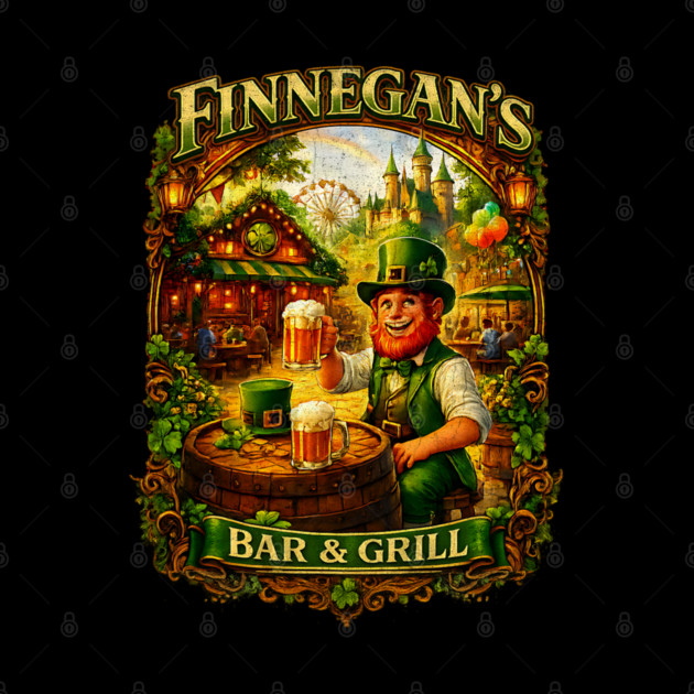Finnegan's Bar and Grill Theme Park Pub Irish Influence by Joaddo