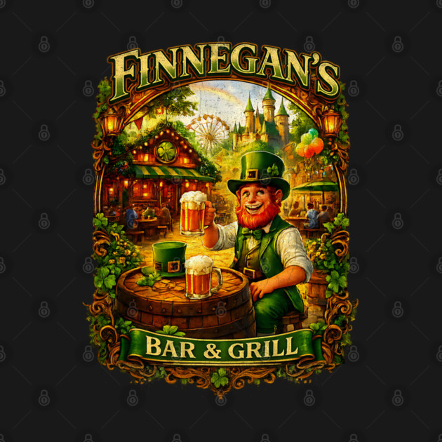 Finnegan's Bar and Grill Theme Park Pub Irish Influence by Joaddo