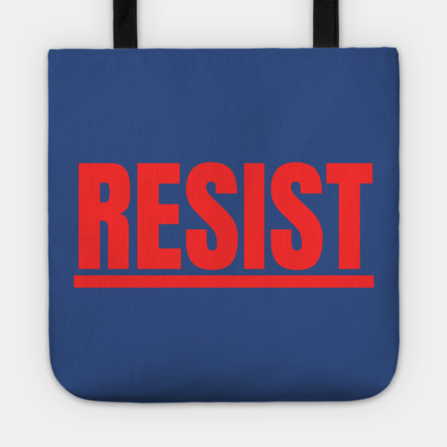 Resist Tote by Creatifly Graphic Tees