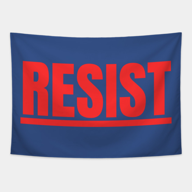 Resist Tapestry by Creatifly Graphic Tees