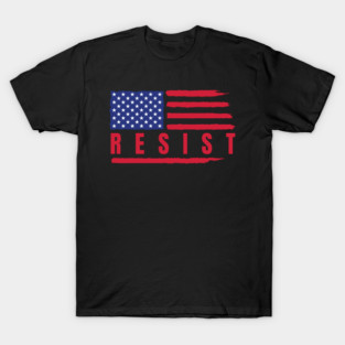 Resist American Flag T-Shirt