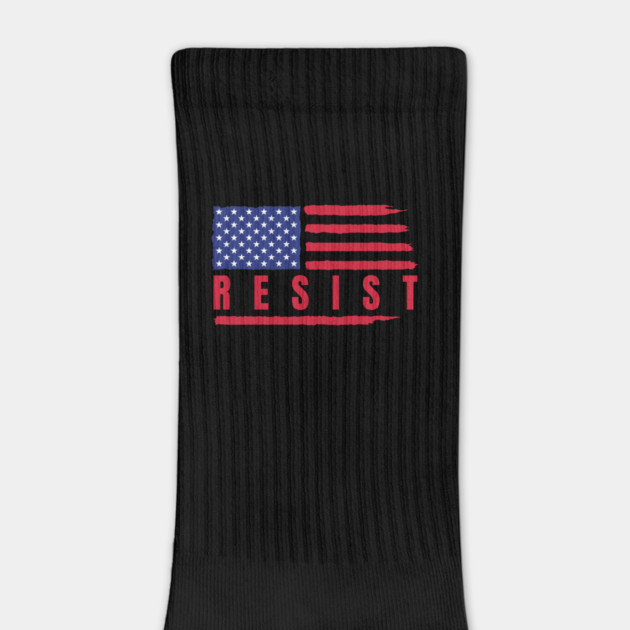 Resist American Flag by Creatifly Graphic Tees