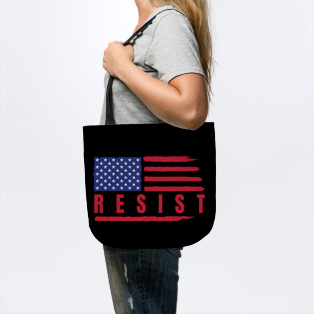 Resist American Flag by Creatifly Graphic Tees