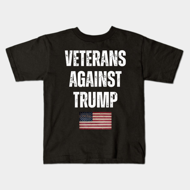 Veterans Against Trump Kids T-Shirt by Creatifly Graphic Tees