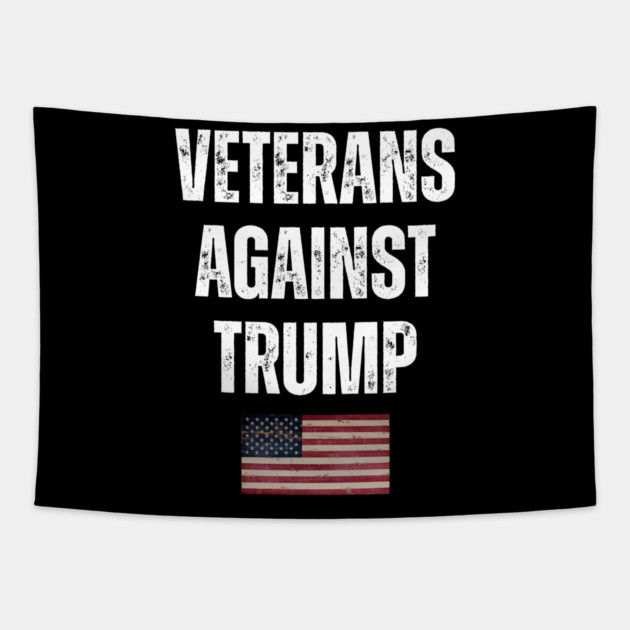Veterans Against Trump Tapestry by Creatifly Graphic Tees