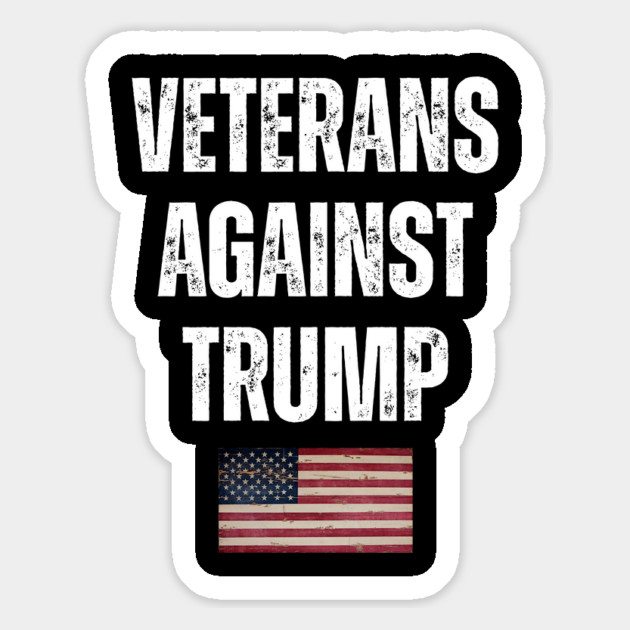 Veterans Against Trump Magnet by Creatifly Graphic Tees