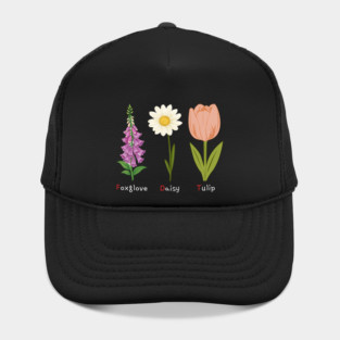 Foxglove Daisy Tulip Hat
