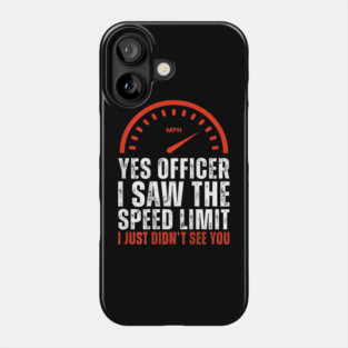 Funny Traffic Camera Joke Apparel For Drivers Who Love Sarcastic Road Humor Phone Case