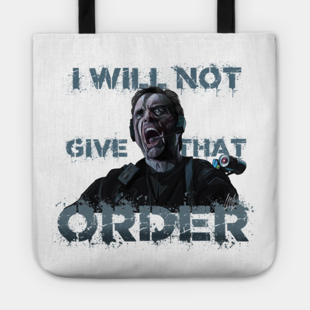The Rock: I Will Not Give That Order Tote by 51Deesigns