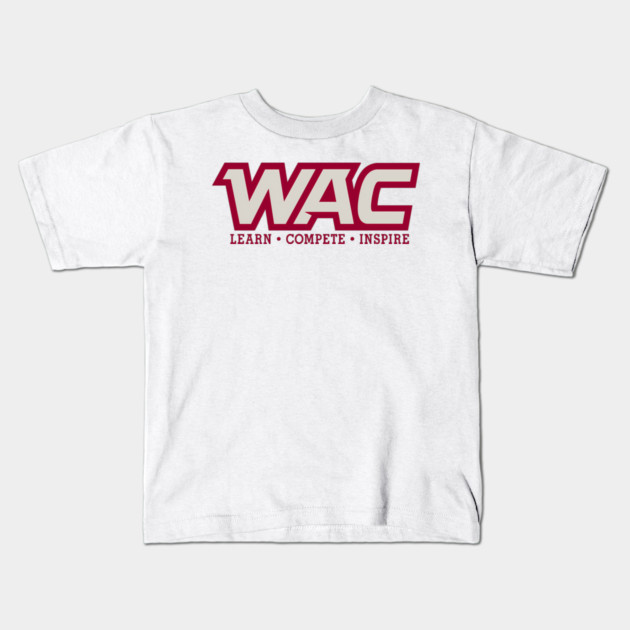 Western Athletic Conference Basketball Kids T-Shirt by James Bates