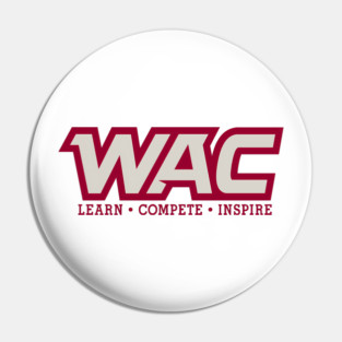 Western Athletic Conference Basketball Pin