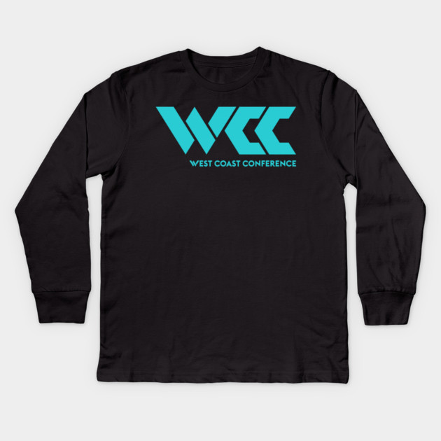 West Coast Conference Kids Long Sleeve T-Shirt by James Bates