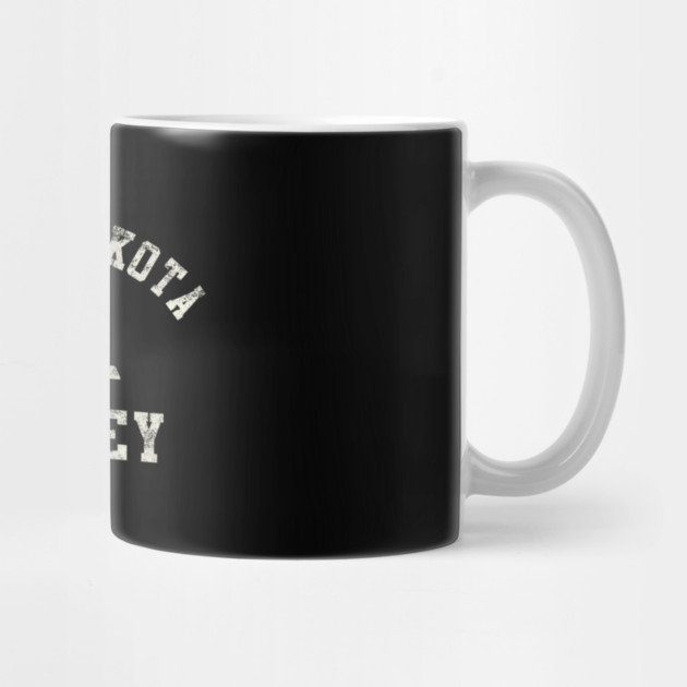 Vintage North Dakota Hockey by James Bates