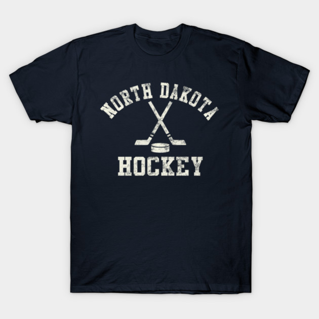 Vintage North Dakota Hockey T-Shirt by James Bates