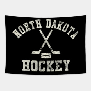 Vintage North Dakota Hockey Tapestry