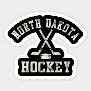 Vintage North Dakota Hockey Sticker