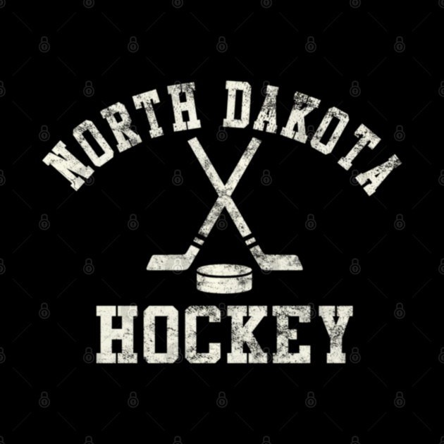 Vintage North Dakota Hockey by James Bates