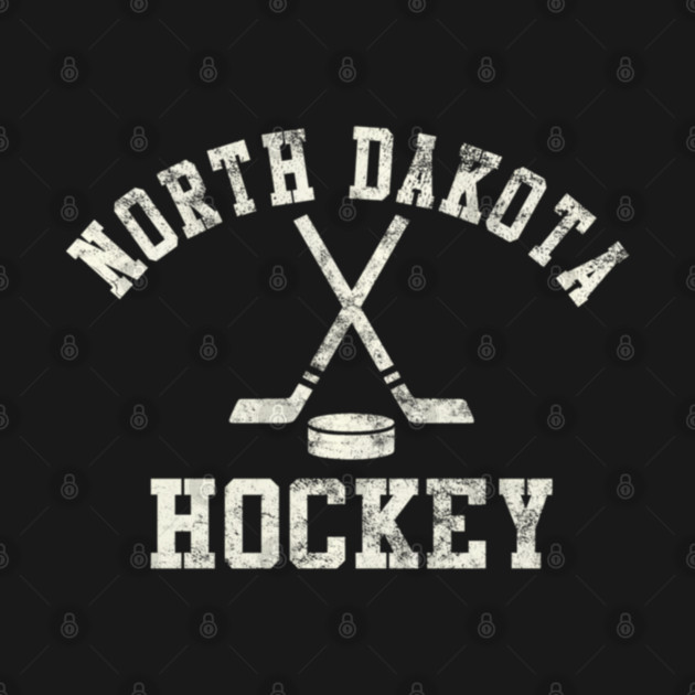 Vintage North Dakota Hockey by James Bates
