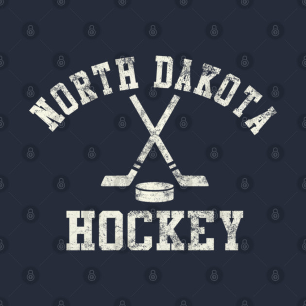 Vintage North Dakota Hockey by James Bates