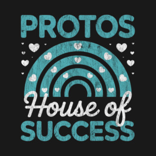 Protos House of Success Positive Rainbow T-Shirt
