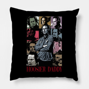 Hoosier daddy Football Coach Curt Cignetti Vintage Tour Pillow
