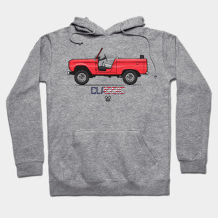 Convertible Red Classic Hoodie