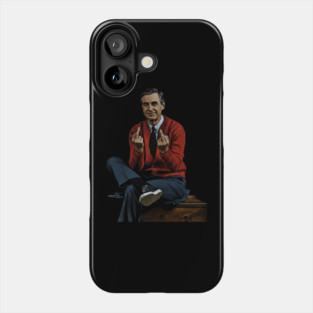 Flipping Bird Retro/Vintage 90s Aesthetic Mr. Rogers Phone Case