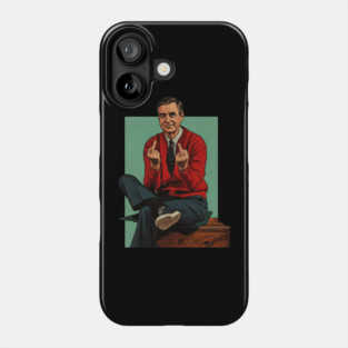 Aesthetic Flipping Bird Retro/Vintage 90s Mr. Rogers Phone Case