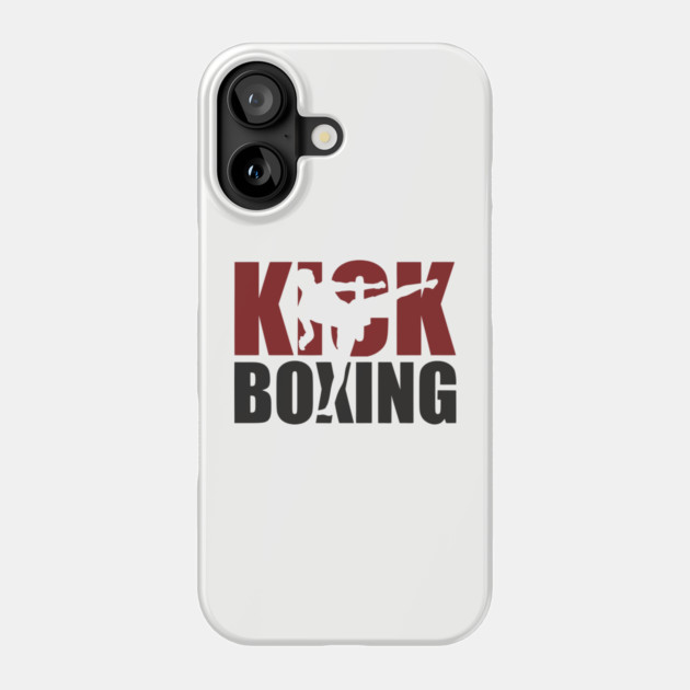 Kickboxing Hit Hard Live Harder Fighter Life Phone Case by Anticorporati