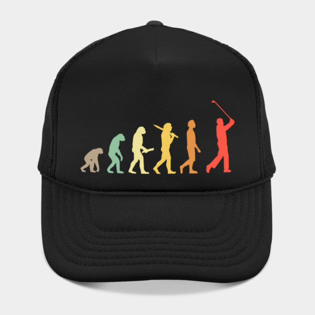 Retro Golf Evolution Golfers & Golf Players by yangho