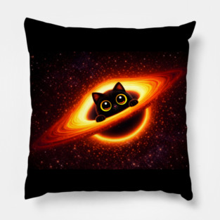 Event Horizon Kitty Pillow
