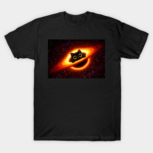 Event Horizon Kitty T-Shirt by Champanie's Store