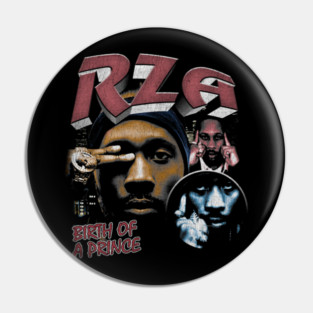 RZA Rapper Bootleg Super Vintage Pin