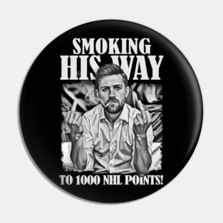 VINTAGE Leon Draisaitl Smoking His Way To 1000 Points 90S Pin