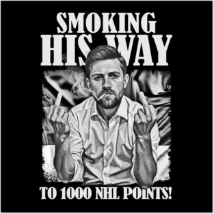 VINTAGE Leon Draisaitl Smoking His Way To 1000 Points 90S Posters and Art
